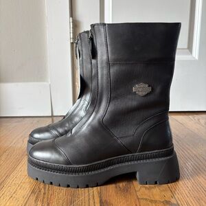 Harley Davidson Women’s Kavan Boot 9" Zip Riding Size 9M